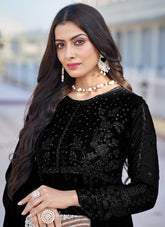 Modern Salwar Suit in Black Colour